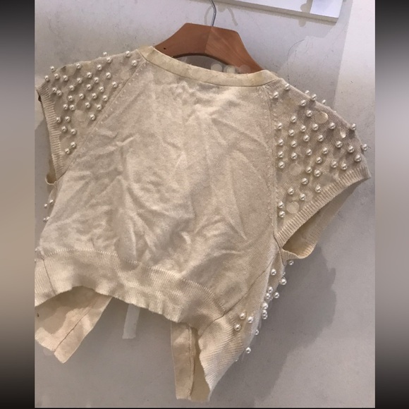New Allen b Pearl crop cardigan - Picture 3 of 6